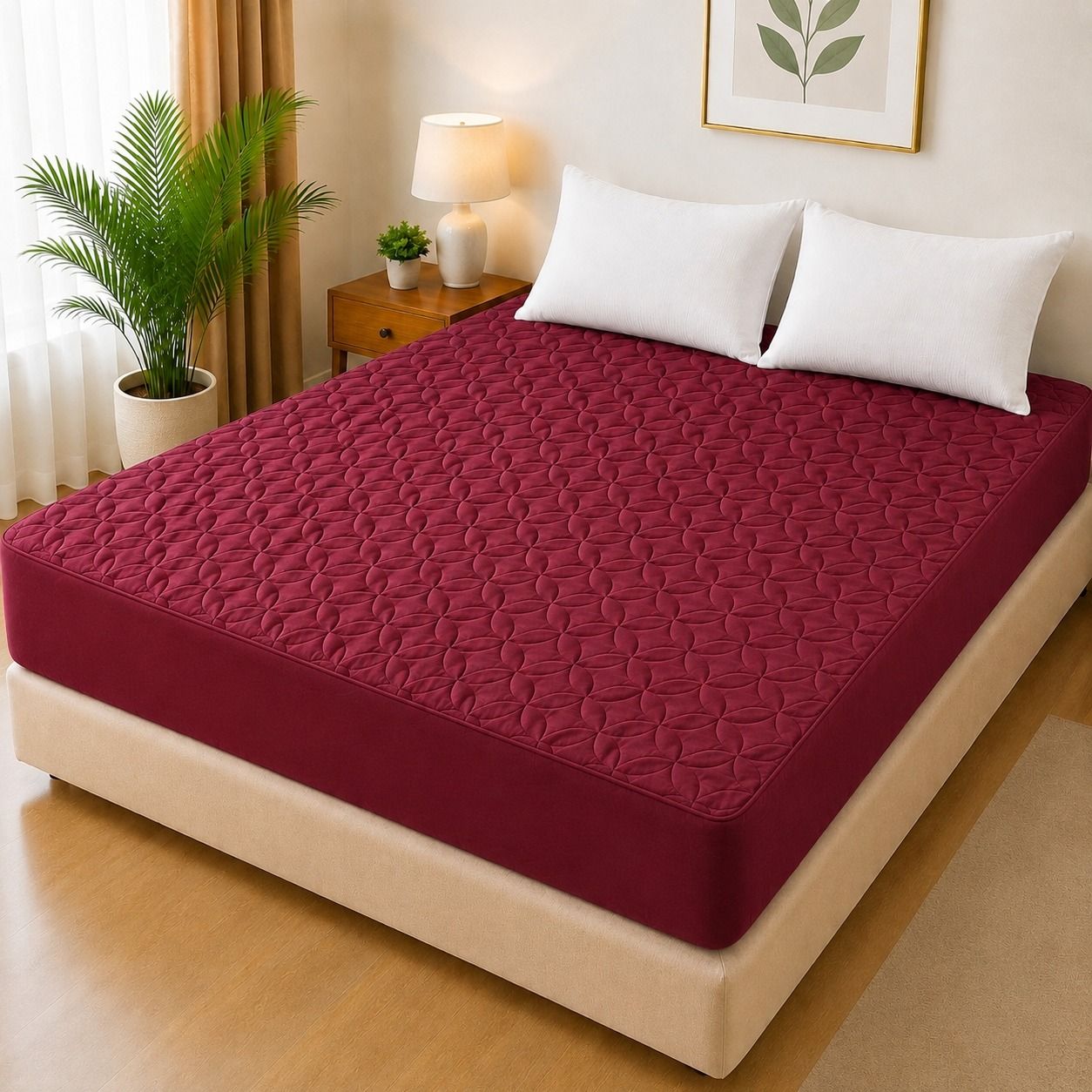 Ultrasonic Quilted Waterproof Mattress Protector