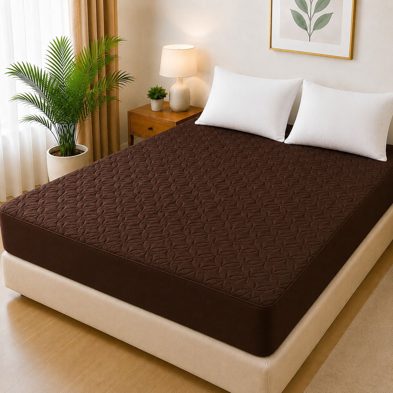 Ultrasonic Quilted Waterproof Mattress Protector