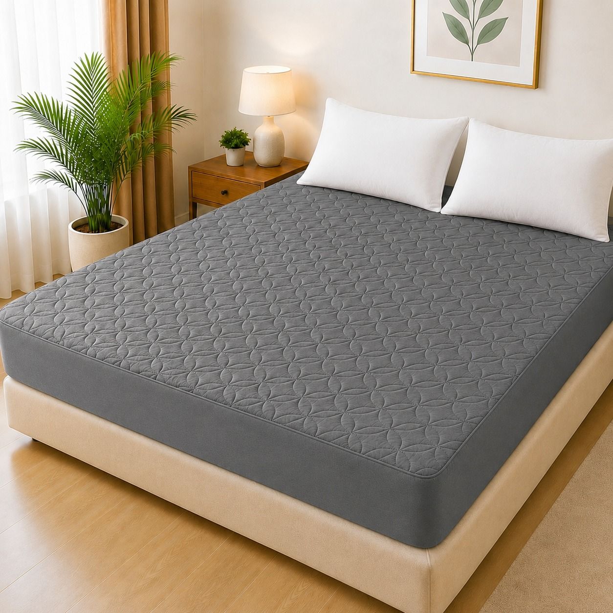 Ultrasonic Quilted Waterproof Mattress Protector