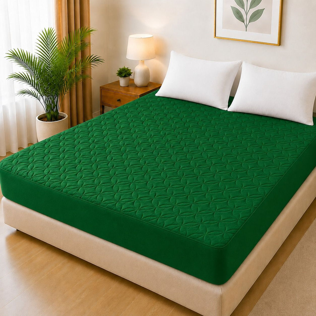 Ultrasonic Quilted Waterproof Mattress Protector