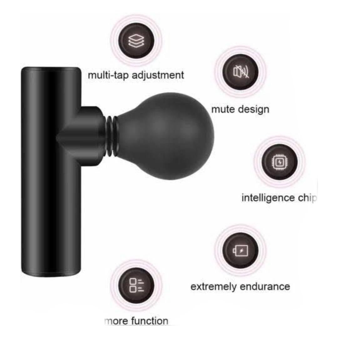Portable Mini Massage Gun – Deep Muscle Relaxation & Recovery Fascial Gun