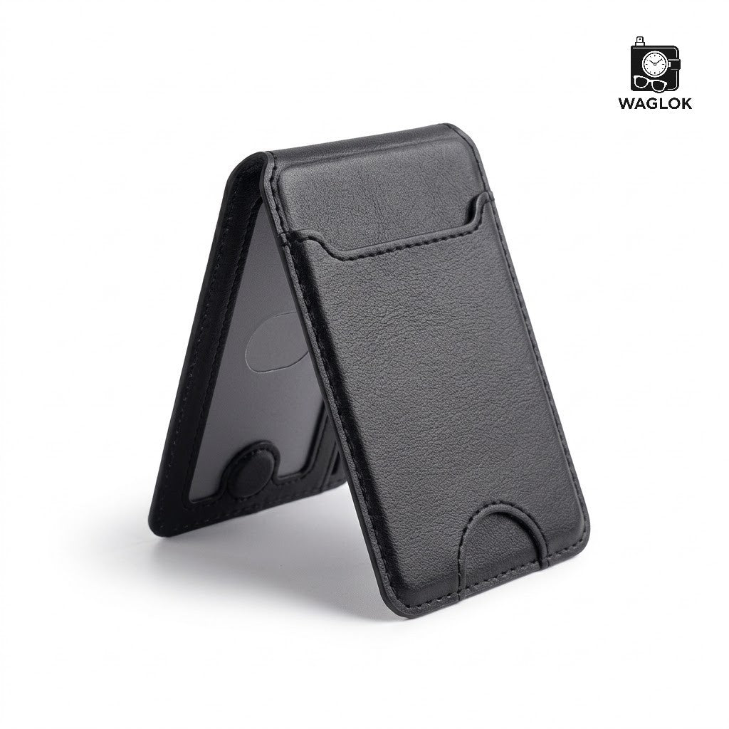 Mobile Magnetic Card Holder Wallet with Box – Slim 3 Card Slots