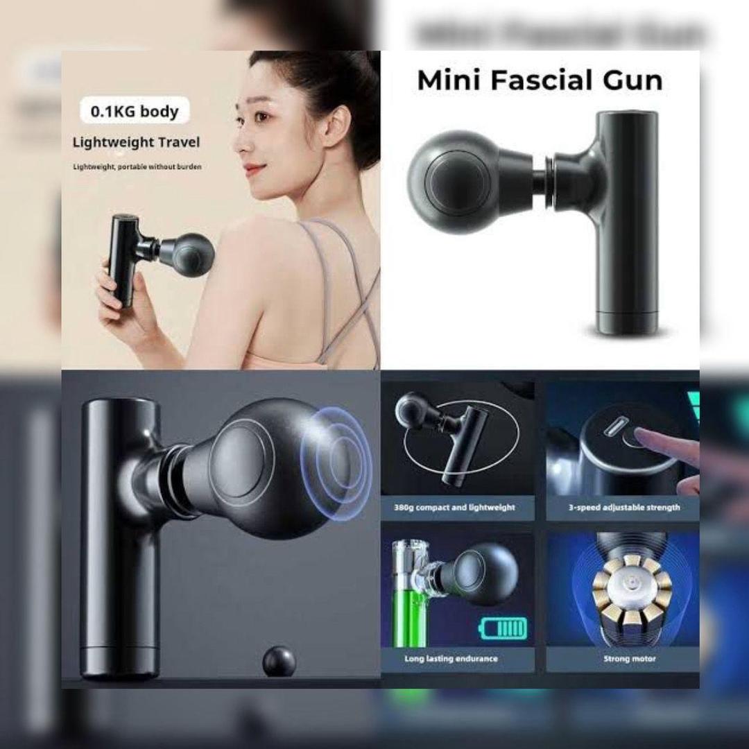Portable Mini Massage Gun – Deep Muscle Relaxation & Recovery Fascial Gun