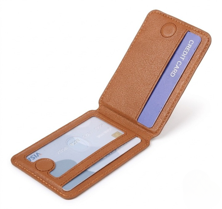 Mobile Magnetic Card Holder Wallet with Box – Slim 3 Card Slots