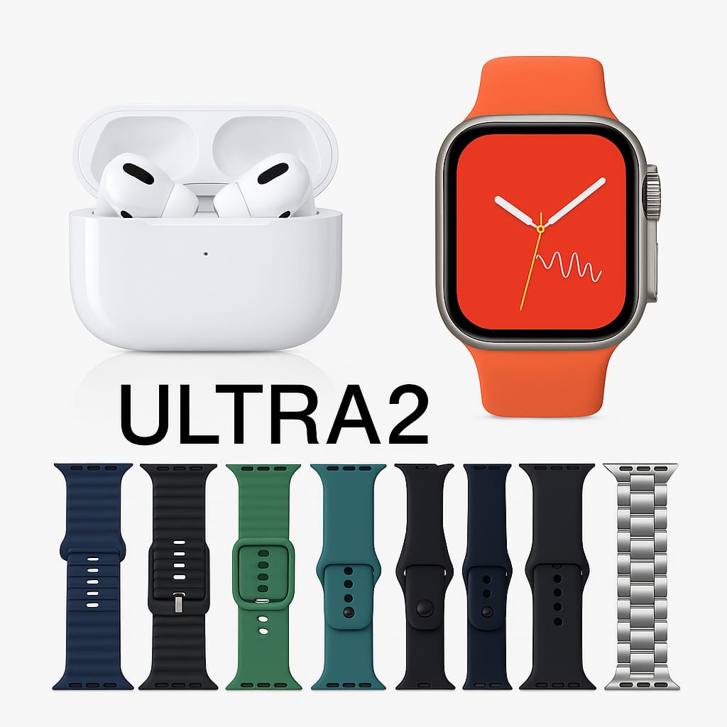 AirPods Pro 2 + Ultra 7-In-1 Smartwatch