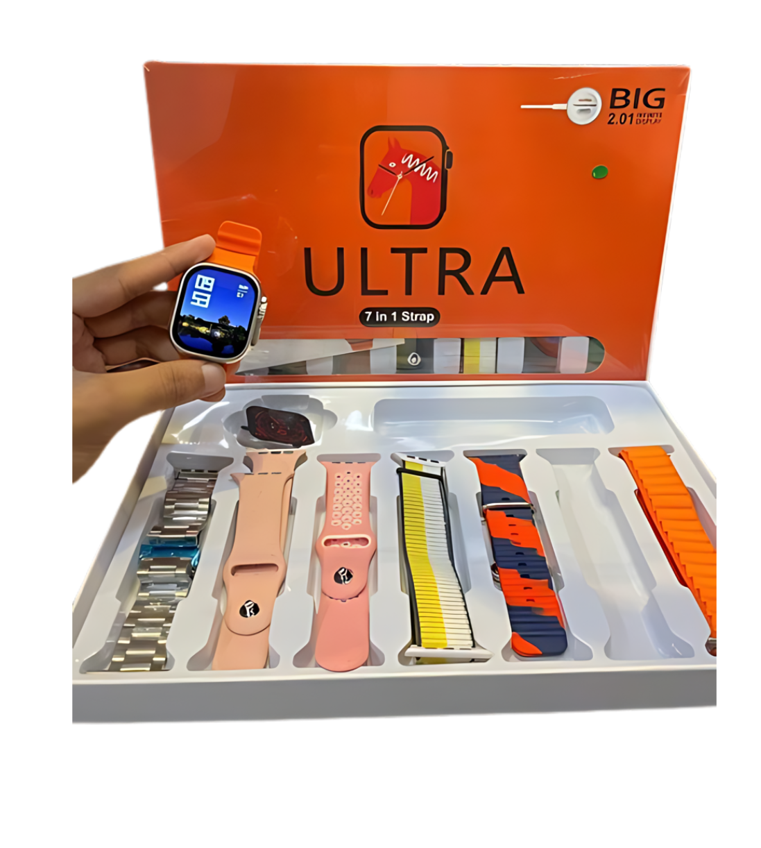 7-In-1 Ultra Smart Watch – Advanced Multi-Feature