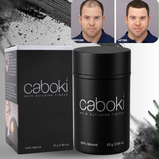 Caboki Hair Fibers – Instant Hair Volumizer & Thickening Fibers For A Fuller, Natural-Looking Hairstyle 25g
