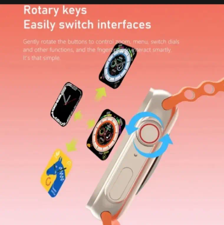 7-In-1 Ultra Smart Watch – Advanced Multi-Feature