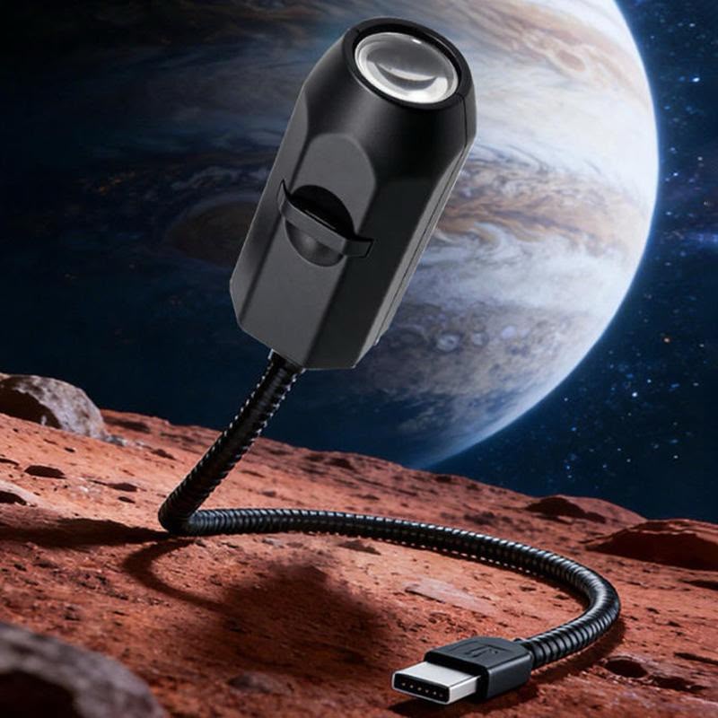 USB Ceiling Moon Earth Projection Atmosphere Light Starry Sky Lamp - 6 Lenses